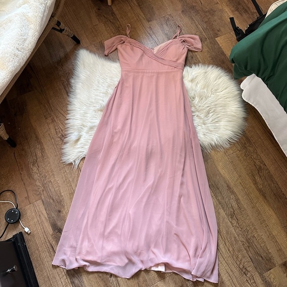 BIRDY GREY Spence Convertible Dress In Dusty Rose - Picture 2 of 4